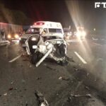 佳節遇憾事…國道凌晨死亡車禍 小客車遭撞擊「面目全非」1死3送醫
