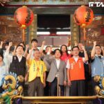 拔樁意味濃！賴清德竹縣拜廟　藍營背景鄉鎮長陪同喊「高票當選」