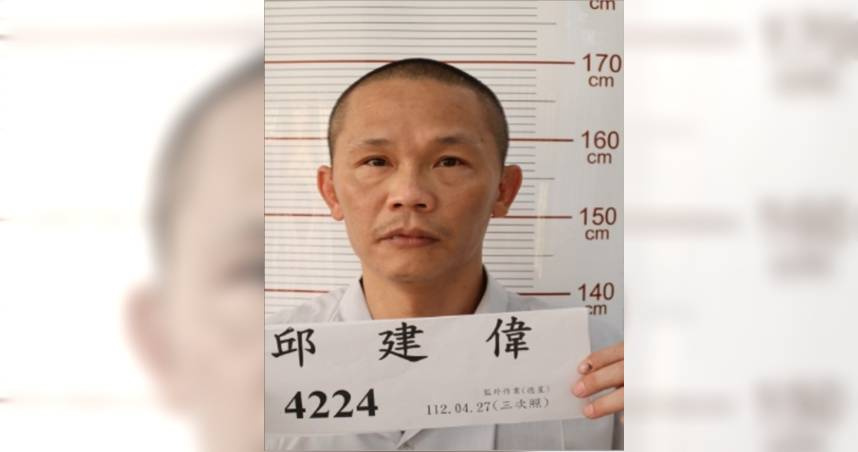 快訊／嘉義看守所受刑人逃跑　刑事局公布照片令全國警緝捕