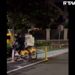 馬路即健身房?網驚見2女子將YouBike當飛輪騎 官方:恐造成車體受損